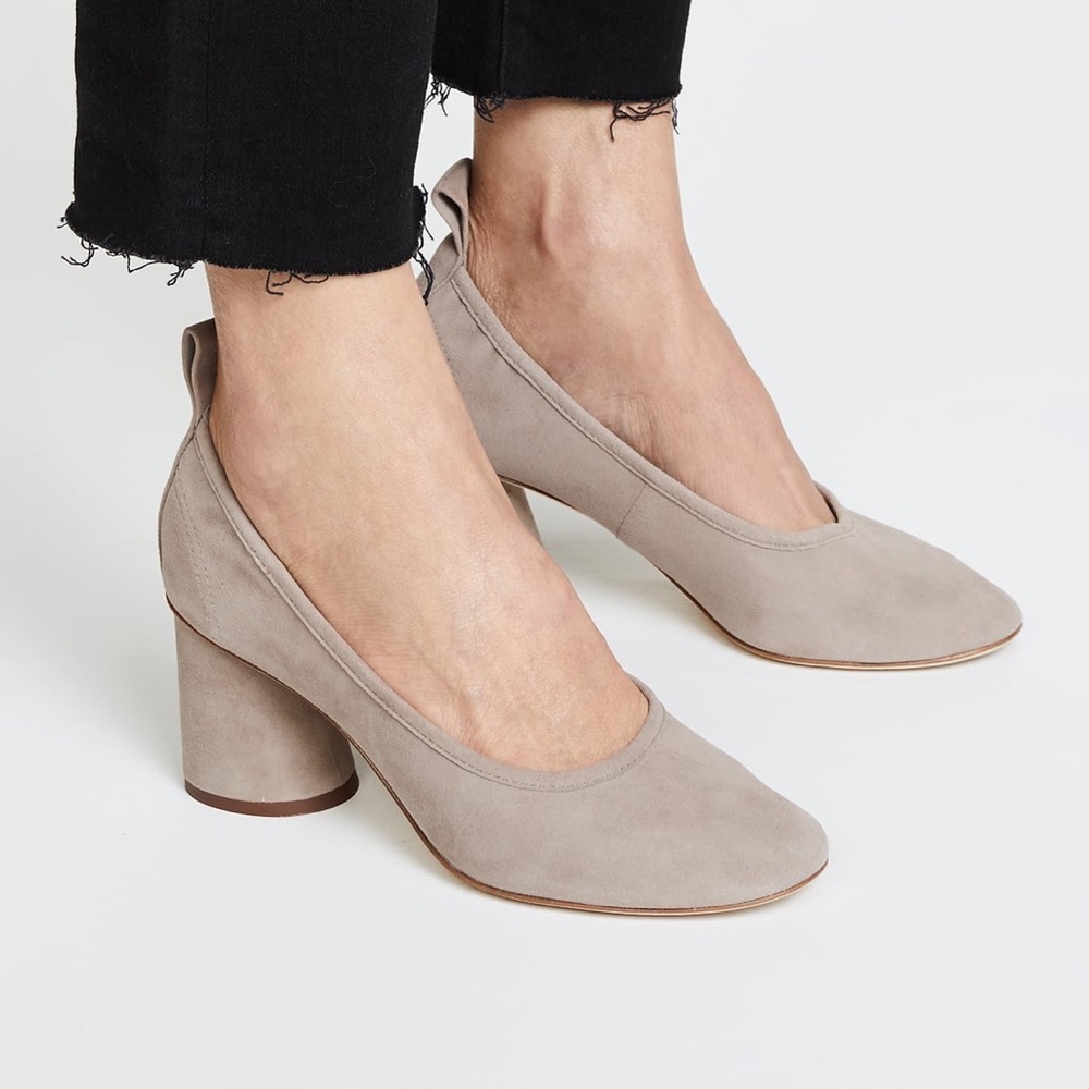 Tory Burch suede block heels